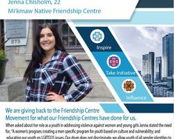 Get to know an Indigenous Youth Champion from the Mi'kmaw Native Friendship Centre