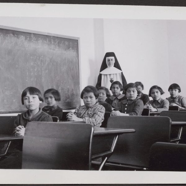 Small cross lake indian residential school