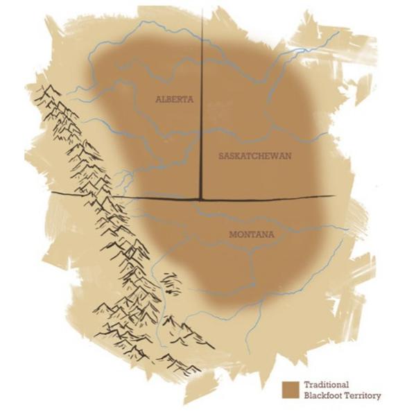 Small blackfoot map
