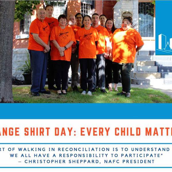 Small orange shirt day staff shareable